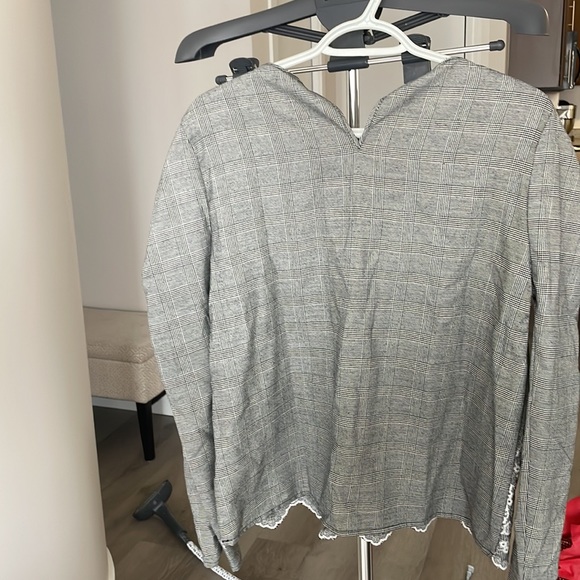 ZARA LONG SLEEVE BLOUSE - Picture 6 of 6